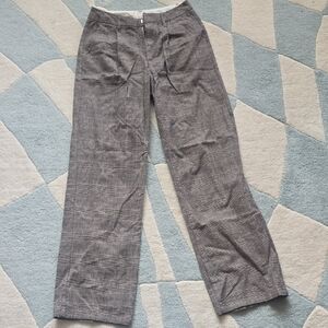Brixton Women's Gray Plaid Pants